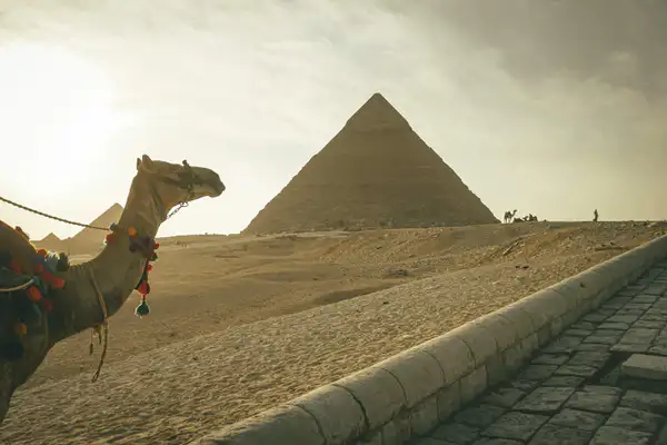 Photograph of Great Pyramids of Giza