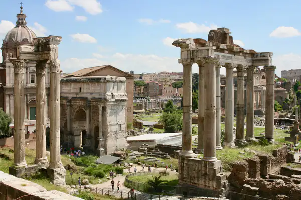 Photograph of Roman Forum & Palatine Hill