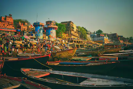 Photograph of Varanasi (Kashi — City of Light)